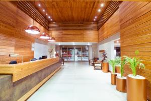 The lobby or reception area at Hotel Atacama Suites