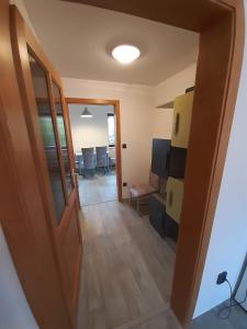 Posezení v ubytování Ubytování Nad rybníkem Nová Říše - apartmán Západ