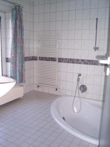 Koupelna v ubytování Apart Hotel Leipzig Taucha