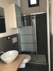Koupelna v ubytování B&B Bellavista