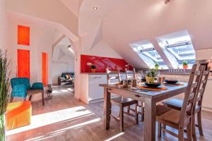 Posezení v ubytování Luxury Paulay street Apartment