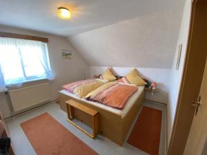 Postel nebo postele na pokoji v ubytování Appartement Vermietung Jensen