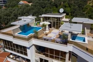 Bazén v ubytování Butterfly Apartman nebo v jeho okolí