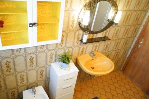 Koupelna v ubytování Ferienwohnung Heimberger + 15 fotografií