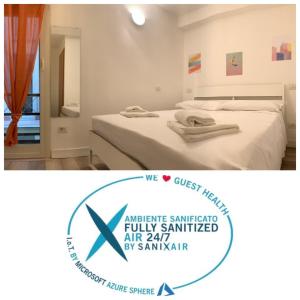 Una imagen de un dormitorio con una cama y una ventana. en Pied a Terre Barberini, en Roma