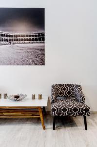 Posezení v ubytování Luxury Paulay street Apartment