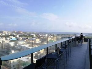Un balcon sau o terasă la Apause Hotel