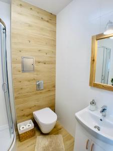 Kúpeľňa v ubytovaní Apartament Niedźwiadek