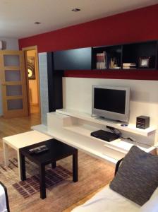 TV a/nebo společenská místnost v ubytování Apartamento Los Lirios Logroño