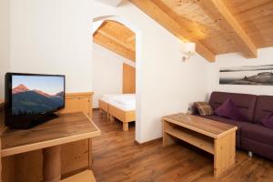 TV a/nebo společenská místnost v ubytování Hotel Andreas