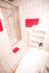 Łazienka w obiekcie Ferienhaus Tannenblick