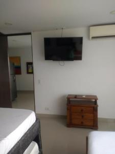 TV/Unterhaltungsangebot in der Unterkunft Apartment in Cartagena Ocean Front 1C5