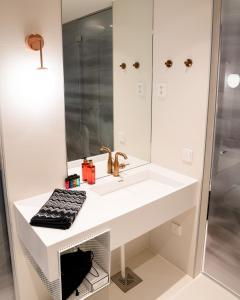 Koupelna v ubytování Design Hotel Levi