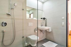 Koupelna v ubytování Hotel Apfelbaum