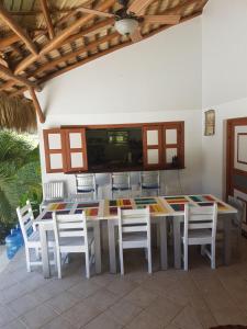 Restaurace v ubytování Casa Flamingo