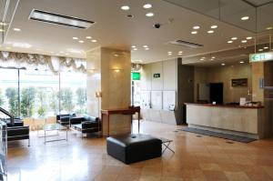 The lobby or reception area at Kenchomae Green Hotel