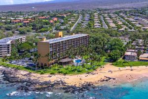 an aerial view of a resort on the beach at Mana Kai 410 - Ocean front at Keawakapu Beach, AC in Wailea