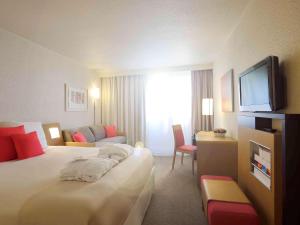 TV a/nebo společenská místnost v ubytování Novotel Paris Orly Rungis Aéroport