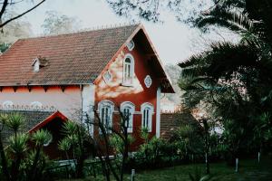 Um jardim em Challet Fonte Nova