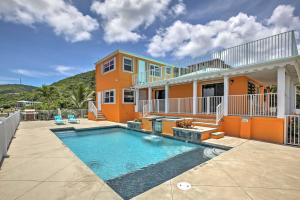 Piscina en o cerca de Breezy St Croix Bungalow with Pool and Ocean Views!