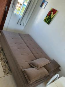 Posezení v ubytování Apartamento próximo ao Aeroporto de Florianópolis.