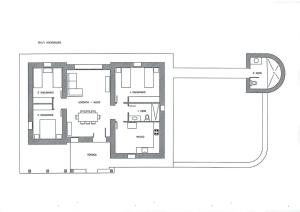 The floor plan of Casa Piedra