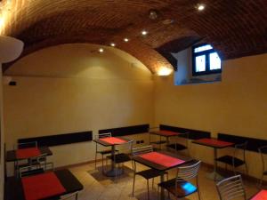 Restaurace v ubytování Albergo Salerno