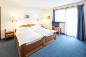 Voodi või voodid majutusasutuse Hotel Dieschen toas