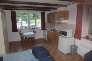 Kuchyň nebo kuchyňský kout v ubytování Holiday House Javornik