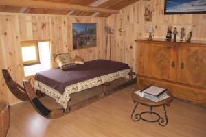 Postel nebo postele na pokoji v ubytování le Corral chambre d'hôte