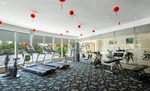 Fitness centrum a/nebo fitness zařízení v ubytování Sunshine Resort Intime Sanya