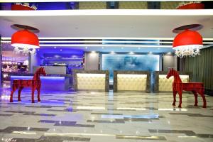 Area soggiorno di FX Hotel Tainan