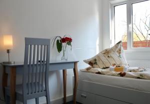 Postel nebo postele na pokoji v ubytování Motel Home Berlin
