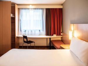 Katil atau katil-katil dalam bilik di Hotel Ibis Krakow Centrum