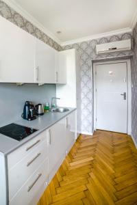 Kuchyňa alebo kuchynka v ubytovaní Cracovia Apartments