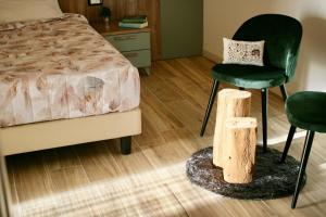 Postel nebo postele na pokoji v ubytování Agriturismo Casale ai Prati