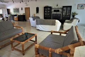 Posezení v ubytování B & B Villa Calliandra