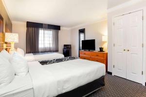 Postel nebo postele na pokoji v ubytování La Quinta Inn by Wyndham Champaign