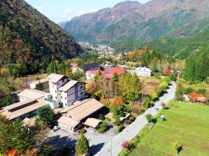 Paesaggio naturale nelle vicinanze del ryokan
