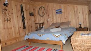 Postel nebo postele na pokoji v ubytování le Corral chambre d'hôte