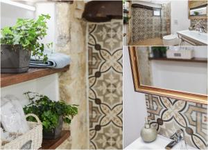 A bathroom at La Panoramica Gubbio - Maison de Charme - Casette e appartamenti self catering per vacanze meravigliose!