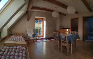 Postel nebo postele na pokoji v ubytování Apartmán Švandovi
