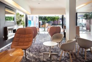 Posezení v ubytování Novotel Lausanne Bussigny