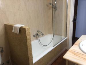 Koupelna v ubytování Hotel Josein