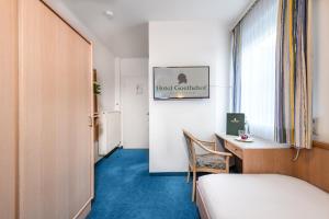Postel nebo postele na pokoji v ubytování Hotel Goethehof