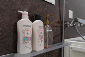 Asakusa Sky Stay Tiffany blue Roomにあるバスルーム