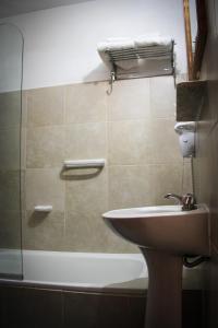 Koupelna v ubytování Hotel Menossi