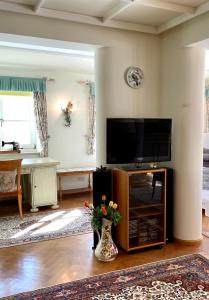 TV a/nebo společenská místnost v ubytování Apartment Linda
