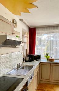 Kuchyň nebo kuchyňský kout v ubytování Apartment Linda