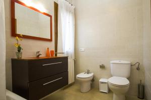 A bathroom at Finca Katia